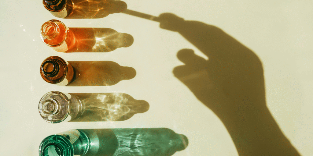 peptide bottles for wellness