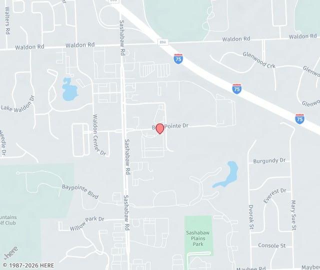Location Map: 5701 Bow Pointe Drive, Suite 350 Village of Clarkston, MI 48346