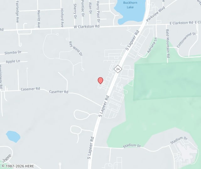 Location Map: 1428 S Lapeer Road, Suite A Lake Orion, MI 48360