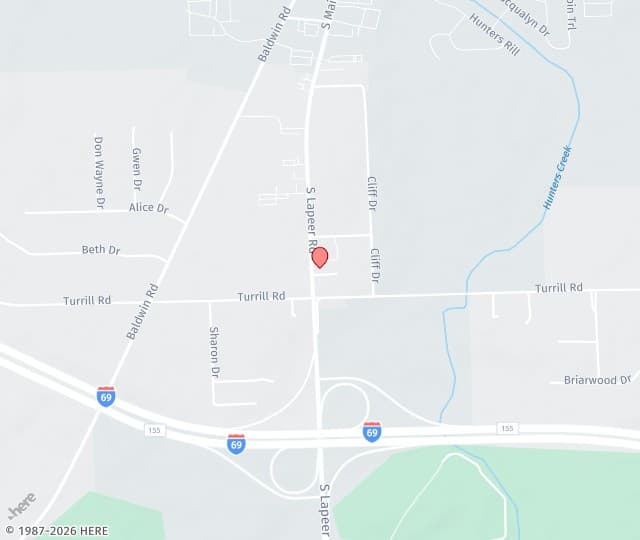 Location Map: 1177 S Lapeer Road Lapeer, MI 48446